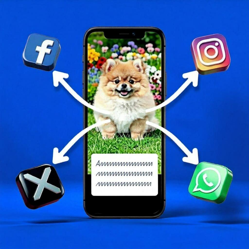 Share your story instantly across social media